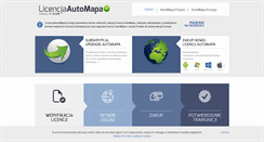 Desktop Screenshot of licencjaautomapa.pl